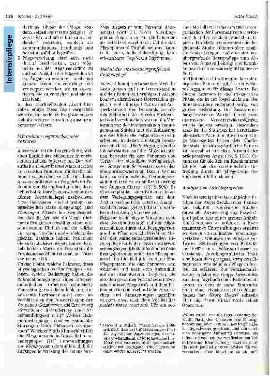 Vorschauseite 4: Die Bedeutung der Angst herzkranker Patienten für die Intensivpflege