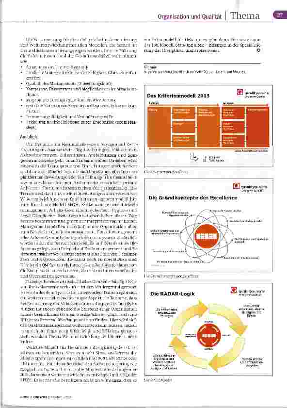 Vorschauseite 5: Auf dem Weg zu(r) Excellence