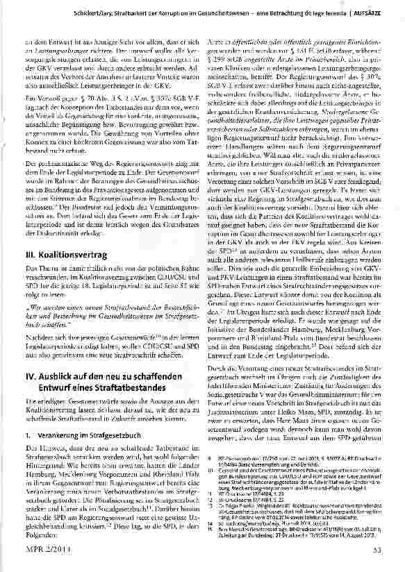 Vorschauseite 2: Strafbarkeit der Korruption im Gesundheitswesen -eine Betrachtung de lege ferenda