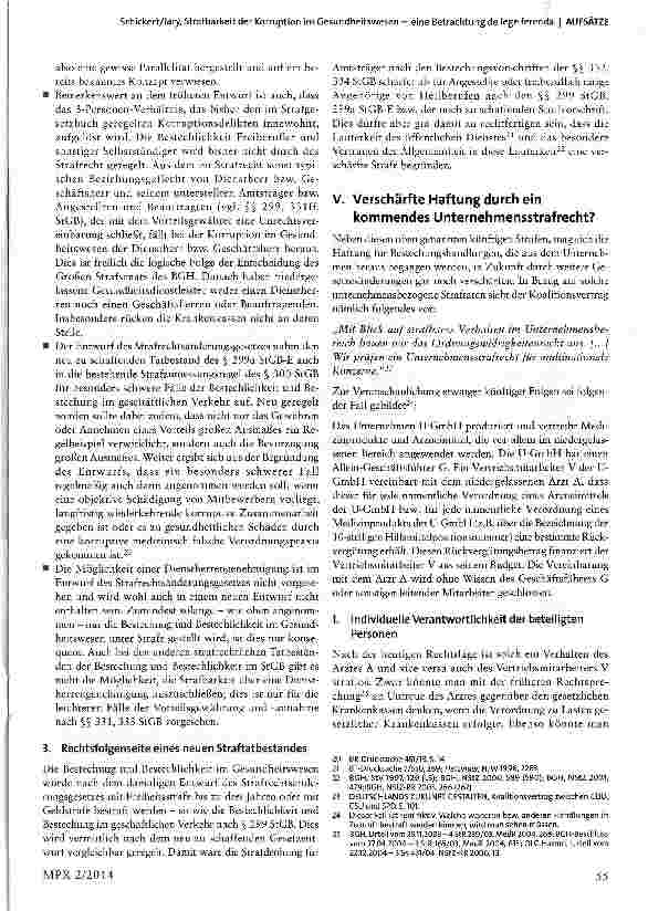 Vorschauseite 4: Strafbarkeit der Korruption im Gesundheitswesen -eine Betrachtung de lege ferenda