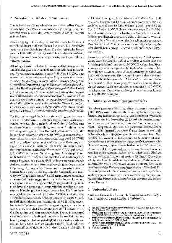 Vorschauseite 6: Strafbarkeit der Korruption im Gesundheitswesen -eine Betrachtung de lege ferenda