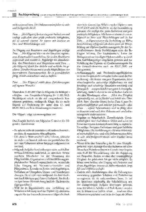 Vorschauseite 4: Zur Entfernung von Abmahnungen und Erteilung eines Zwischenzeugnisses mit einem durch Urteil festgelegten Inhalt