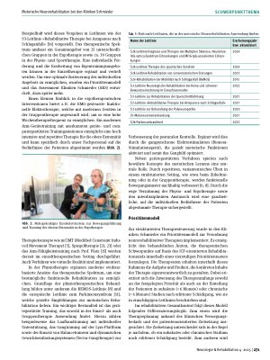 Vorschauseite 3: Motorische Neurorehabilitation bei den Kliniken Schmieder