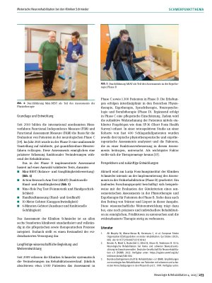 Vorschauseite 5: Motorische Neurorehabilitation bei den Kliniken Schmieder