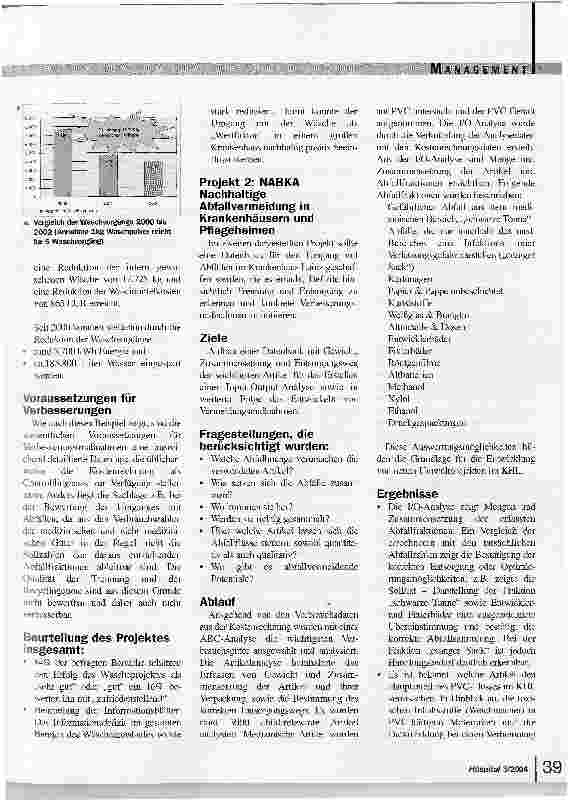Vorschauseite 2: Umweltarbeit: Illusion oder zukunftsweisende Gesundheitsvorsorge