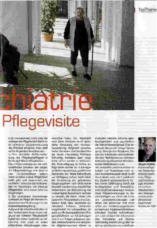 Vorschauseite 2: GerontoPsychiatrie Besonderheiten der Pflegevisite