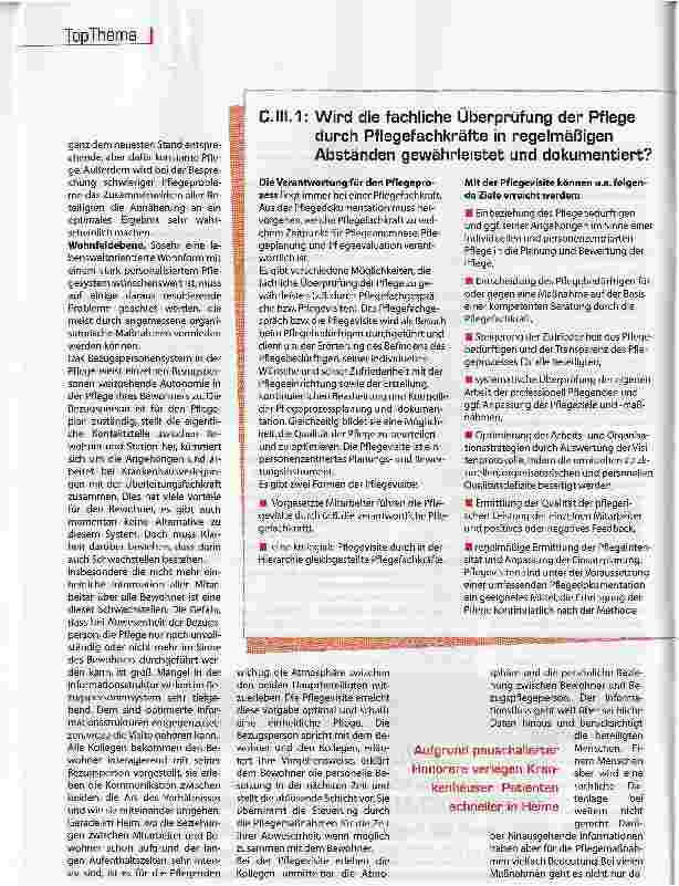 Vorschauseite 5: GerontoPsychiatrie Besonderheiten der Pflegevisite