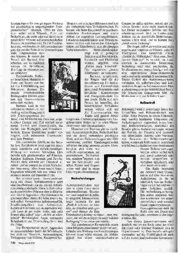 Vorschauseite 2: Streß & Burnout