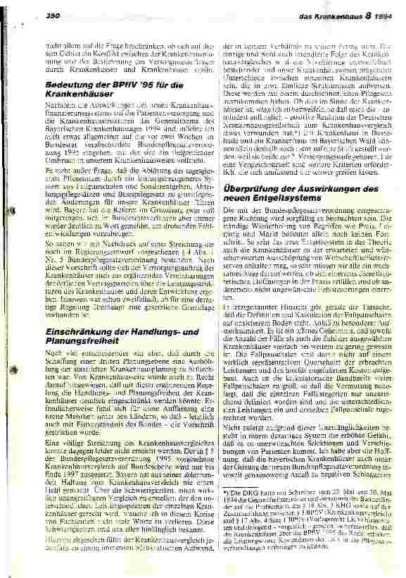 Vorschauseite 4: Der Konflikt zwischen staatlicher KhPlanung und der Bestimmung des Ver sorgungsauftrags durch Krankenkassen und Krankenhäuser