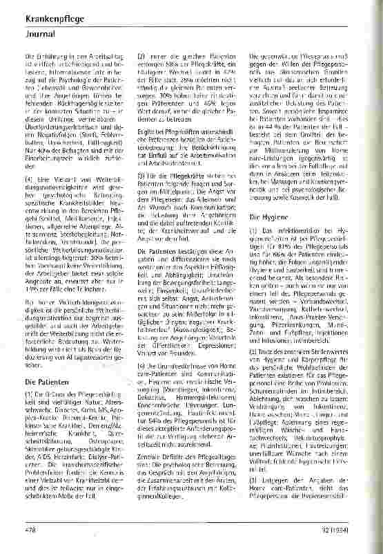 Vorschauseite 2: Zur Psychologie des Pflegepersonals in der ambulanten Pflege