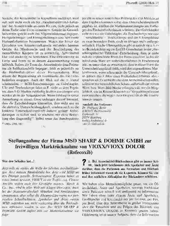 Vorschauseite 4: Welche Auswirkungen hat die BGH-Entscheidung Farbige Arzneimittelkapsel auf die Anmeldung von 3-D-Marken in Klasse 5?