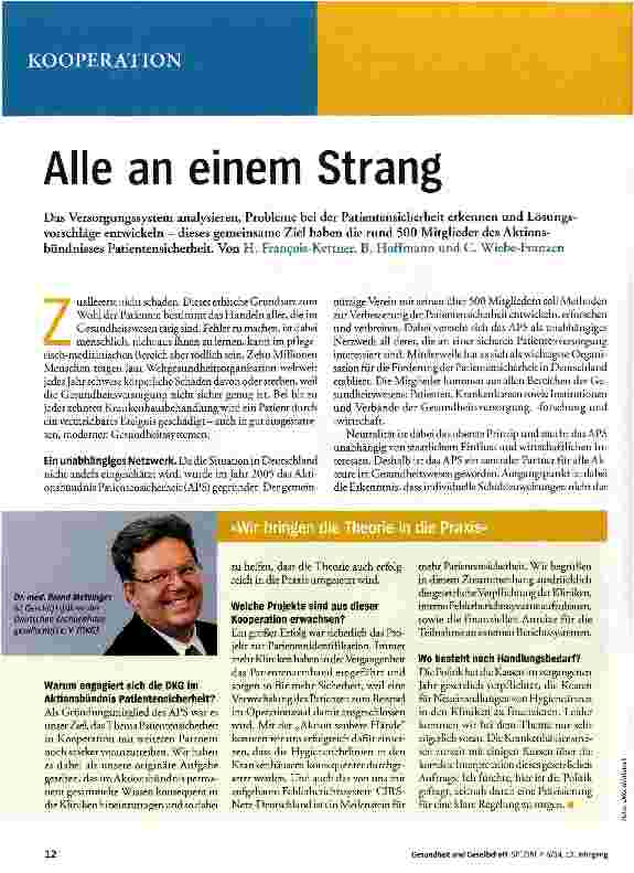 Vorschauseite 1: Alle an einem Strang