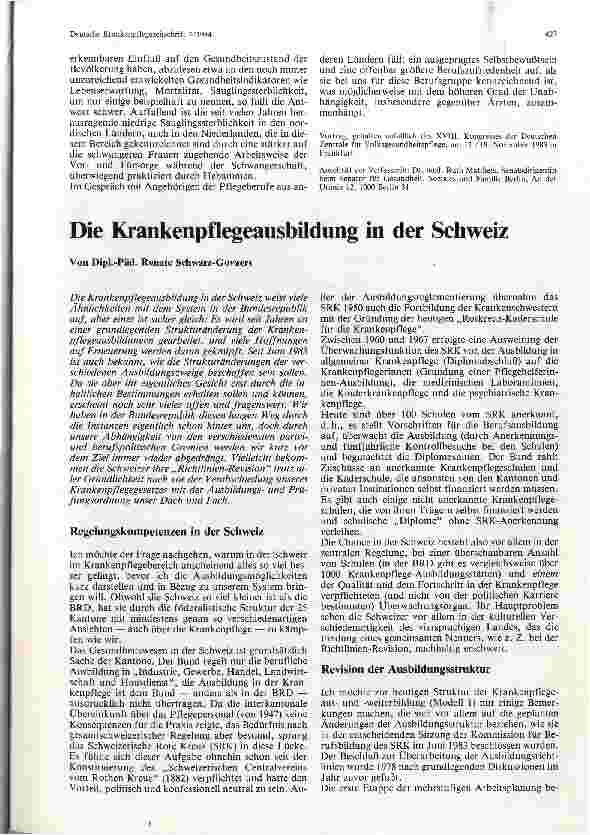 Vorschauseite 3: Ausgewählte Gesundheitsberufe im europäischen Vergleich