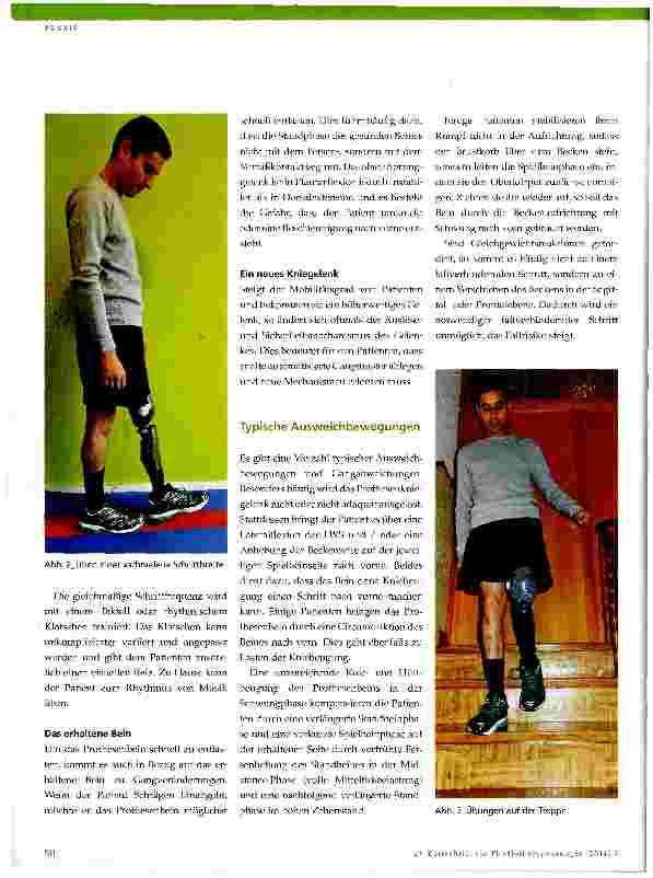 Vorschauseite 3: »Hand in Hand« - Prothesenversorgung und Physiotherapie bei Amputationspatienten Teil 3: Gangschulung