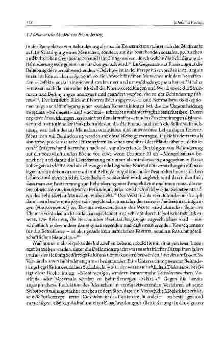 Vorschauseite 6: Anthropologische und ethische Aspekte von Behinderung