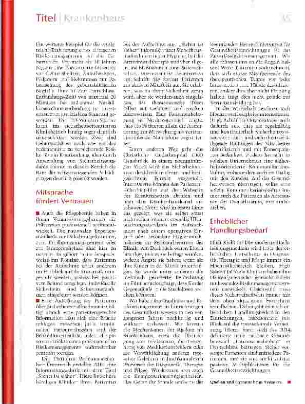 Vorschauseite 2: Zuverlässig und sicher