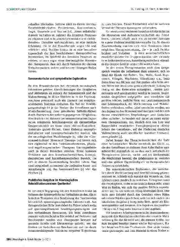Vorschauseite 3: Kunstund Musiktherapie zur Stressund Krankheitsbewältigung bei chronisch-neurologischen Erkrankungen