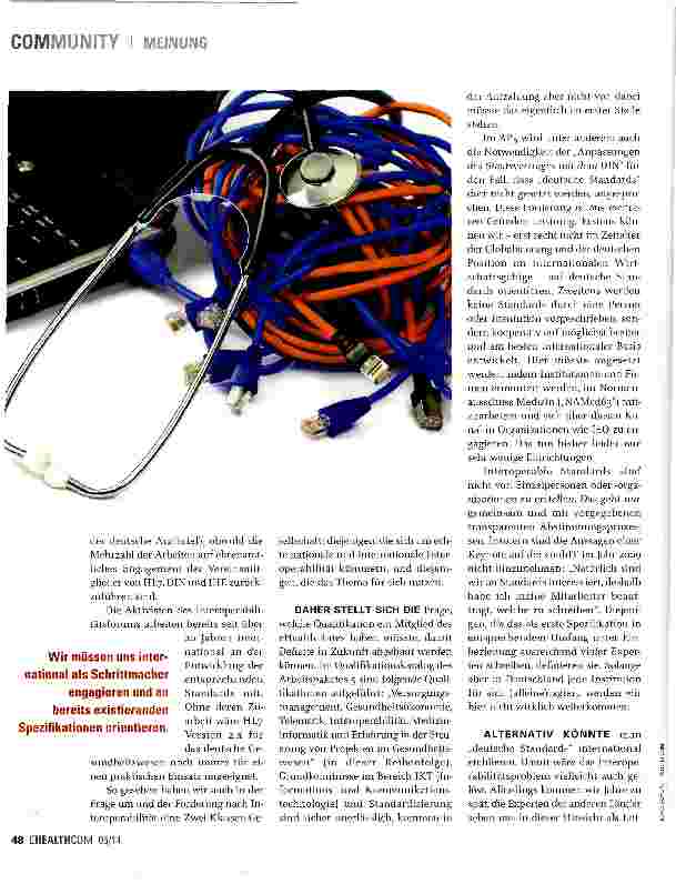Vorschauseite 3: IN SACHEN INTEROPERABILITÄT