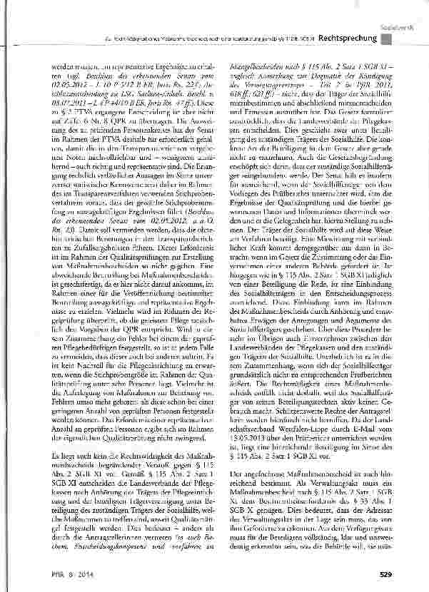 Vorschauseite 6: Zur Rechtmäßigkeit eines Maßnahmenbescheids nach einer Regelprüfung