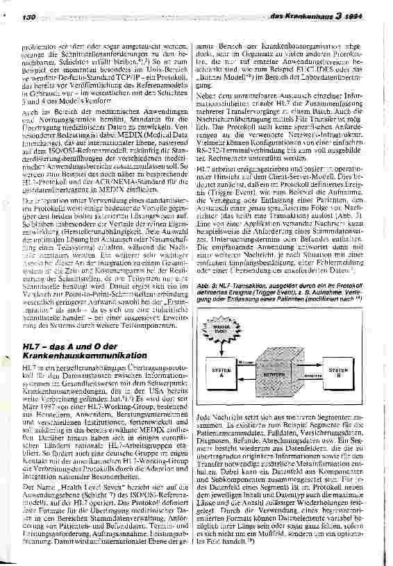 Vorschauseite 4: Offene Kommunikation mit dem standardisierten Anwendungsprotokoll HL7 Integration heterogener klinischer Abteilungssysteme zu einem Krankenhauskommunikationssystem
