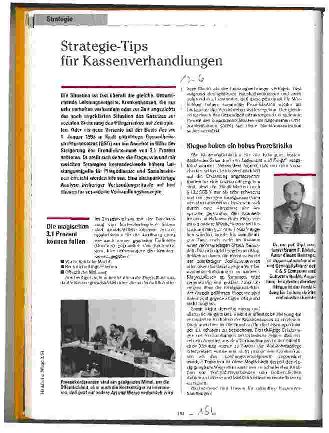 Vorschauseite 1: Strategie-Tips für Kassenverhandlungen