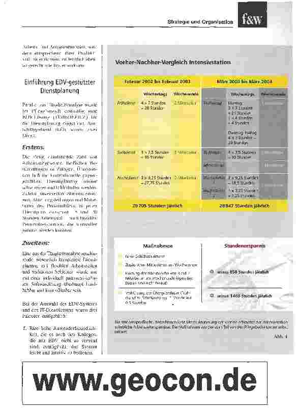 Vorschauseite 4: Effizientes Zeitmanagement erschließt PotenzialeZeitenwende im Pflegedienst reduziert Arbeitsbelastung und erhöht Produktivität