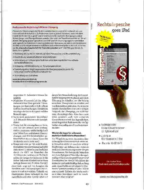 Vorschauseite 3: Transition - Mission (im)possible?
