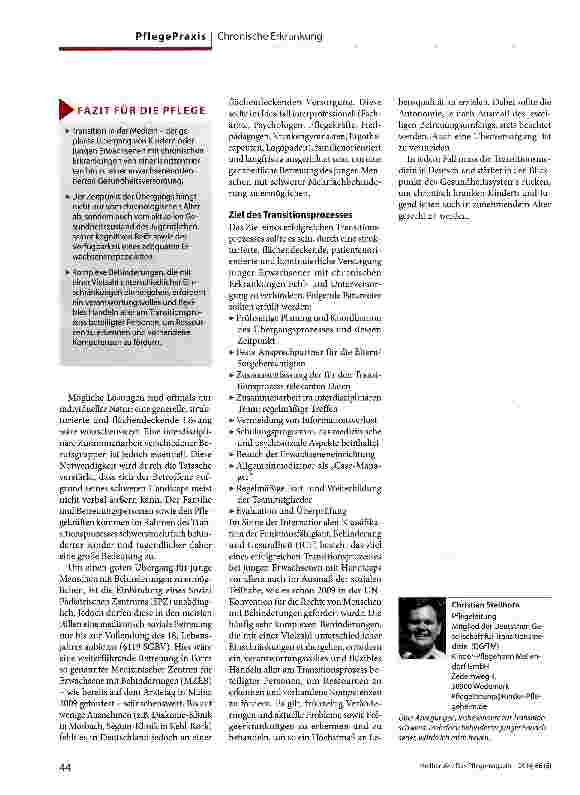 Vorschauseite 4: Transition - Mission (im)possible?