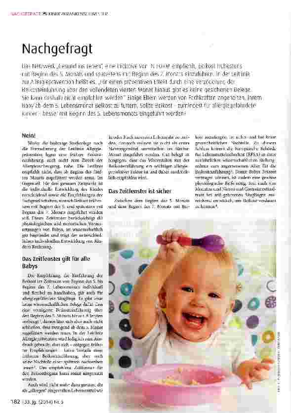 Vorschauseite 1: Nachgefragt