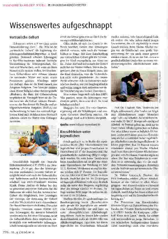 Vorschauseite 1: Wissenswertes aufgeschnappt