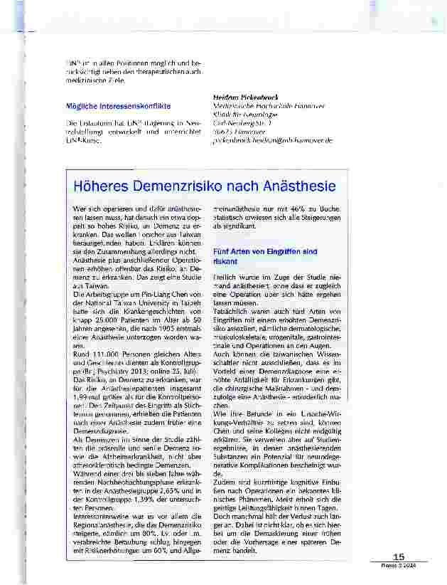 Vorschauseite 2: Therapeutische Effekte von LiN® (Lagerung in Neutralstellung) - ein RCT