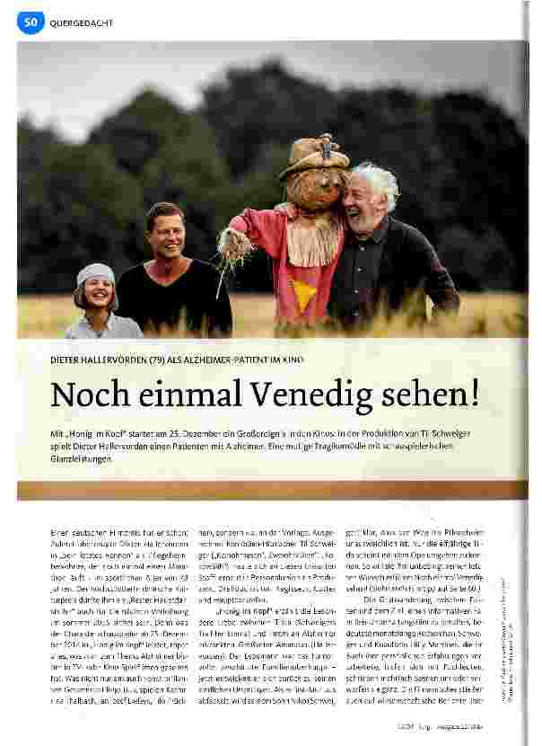 Vorschauseite 1: Noch einmal Venedig sehen!