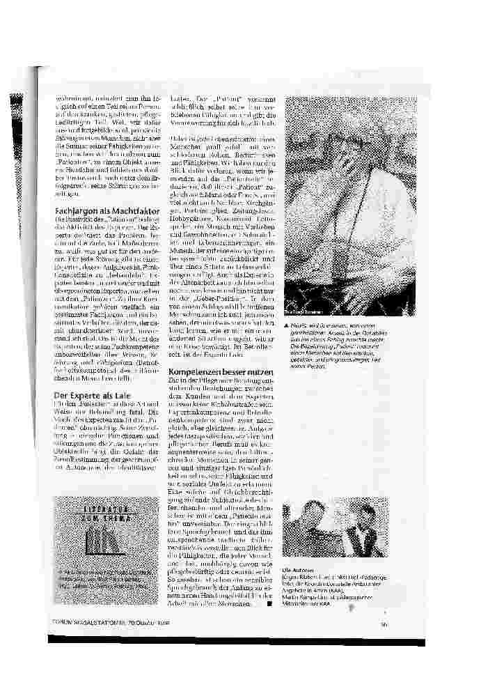 Vorschauseite 2: ... und schon bist du Patient! Plädoyer für einen sensibleren Sprachgebrauch in der Altenhilfe