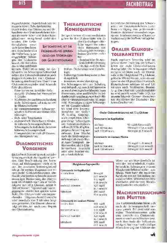 Vorschauseite 2: Eine Diabetes-Schwangerschaft ist immer eine Risikoschwangerschaft Trotzdem haben Diabetikerinnen gute Chancen, ein gesundes Baby zu bek.