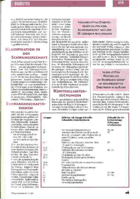 Vorschauseite 3: Eine Diabetes-Schwangerschaft ist immer eine Risikoschwangerschaft Trotzdem haben Diabetikerinnen gute Chancen, ein gesundes Baby zu bek.