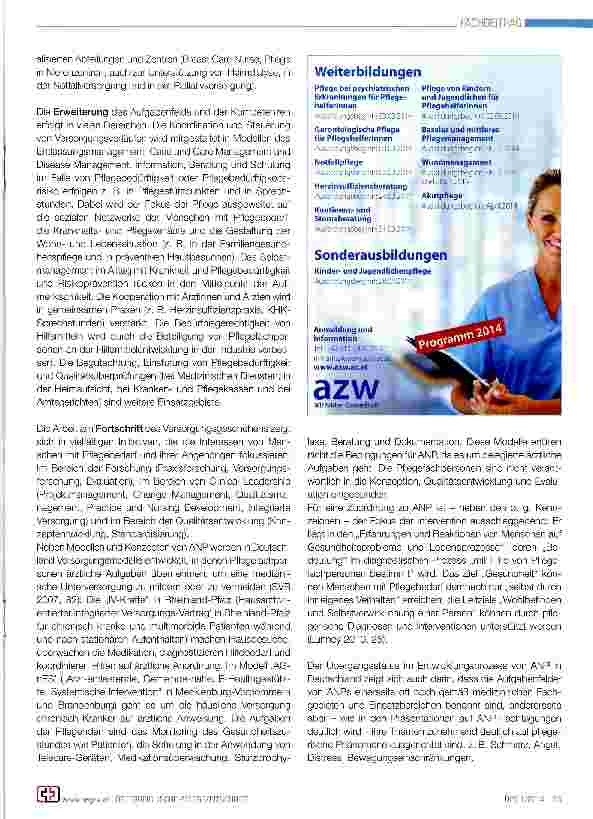 Vorschauseite 2: Advanced Nursing Practice in Deutschland
