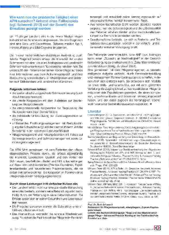 Vorschauseite 3: Advanced Nursing Practice in Deutschland