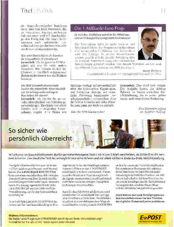 Vorschauseite 4: Pflicht zur Interoperabilität
