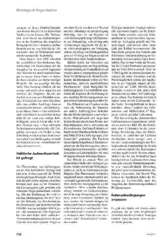 Vorschauseite 2: Arzneimittel ad hoc