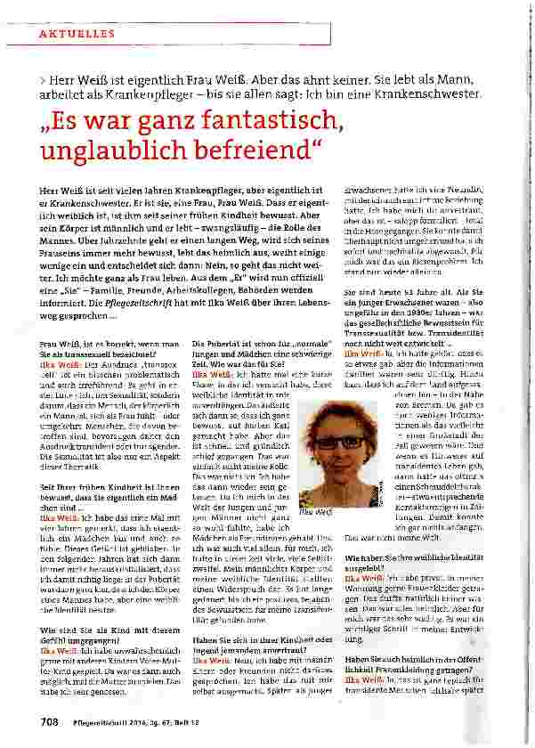 Vorschauseite 1: Es war ganz fantastisch, unglaublich befreiend