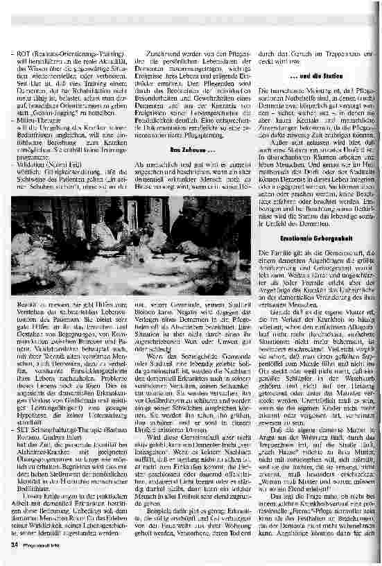 Vorschauseite 3: Begegnungen in der Pflege