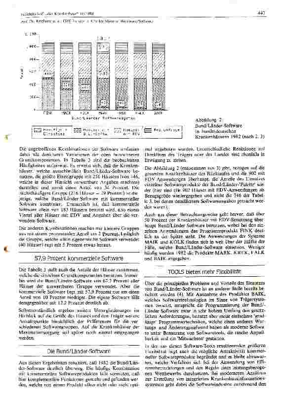 Vorschauseite 5: EDV - Einsatz in Krankenhäusern Hardware/Software 1. Fortsetzung
