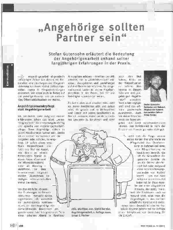 Vorschauseite 1: Angehörige sollten Partner sein