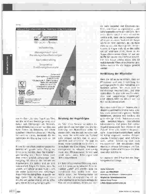Vorschauseite 3: Angehörige sollten Partner sein