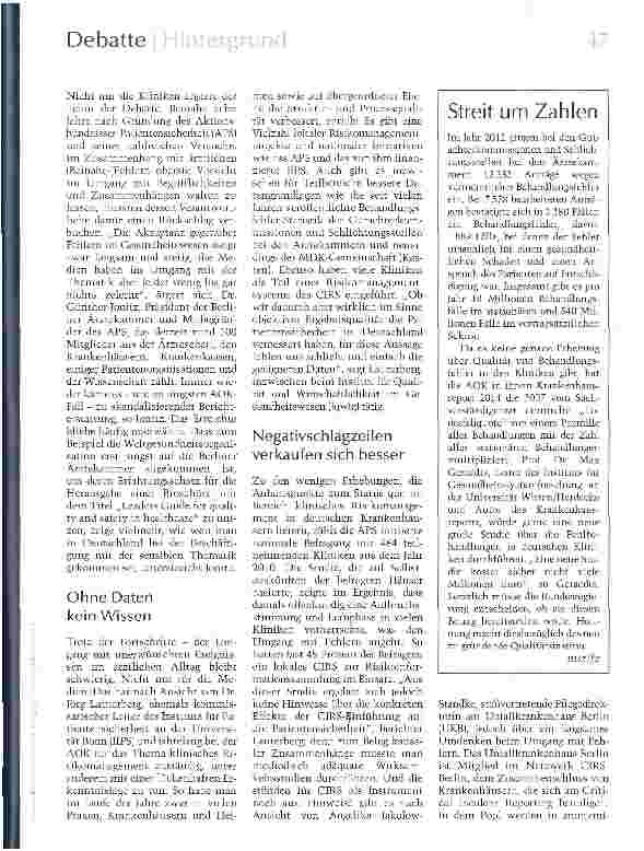 Vorschauseite 2: Eine Fehlerkultur ist schnell zerstört