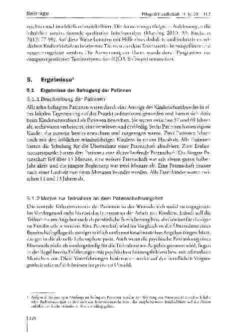Vorschauseite 6: Entlastung und Unterstützung für Kinder psychisch kranker Eltern durch Patenschaften: Ein Handlungsfeld auch für die psychiatrische Pflege?