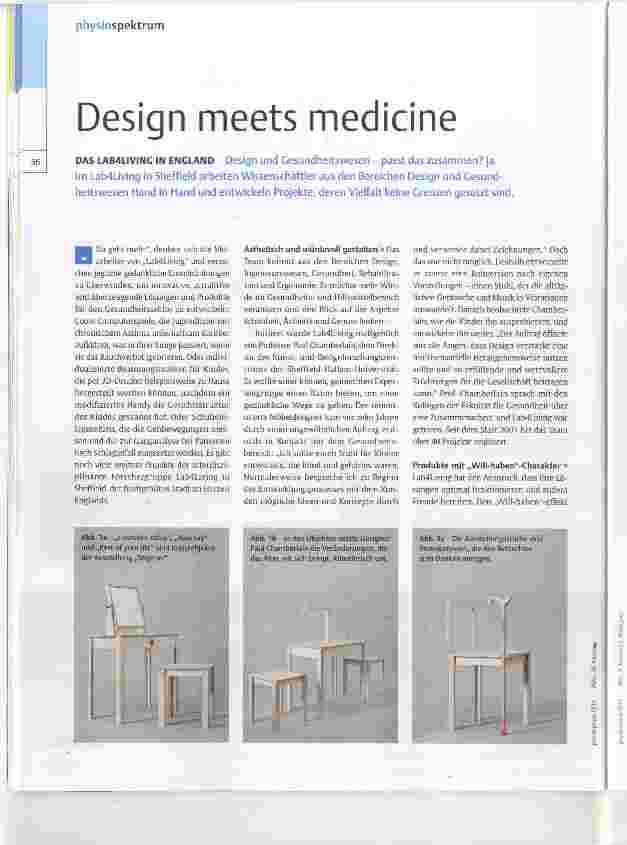 Vorschauseite 1: Design meets medicine