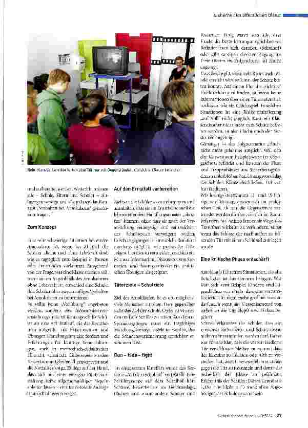 Vorschauseite 2: Wie Schüler im Ernstfall Leben retten können