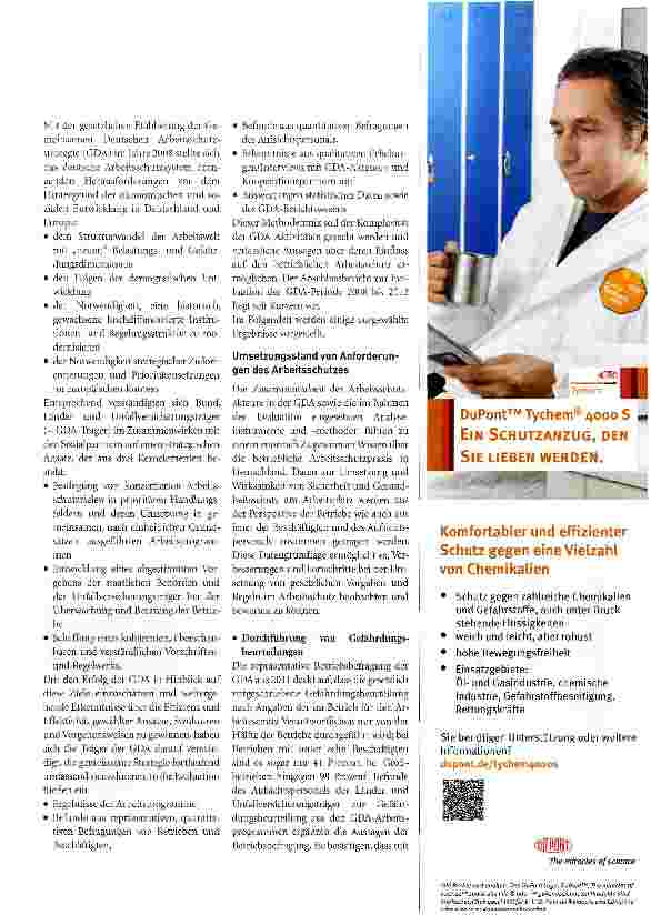 Vorschauseite 2: Gemeinsam den Arbeitsschutz stärken