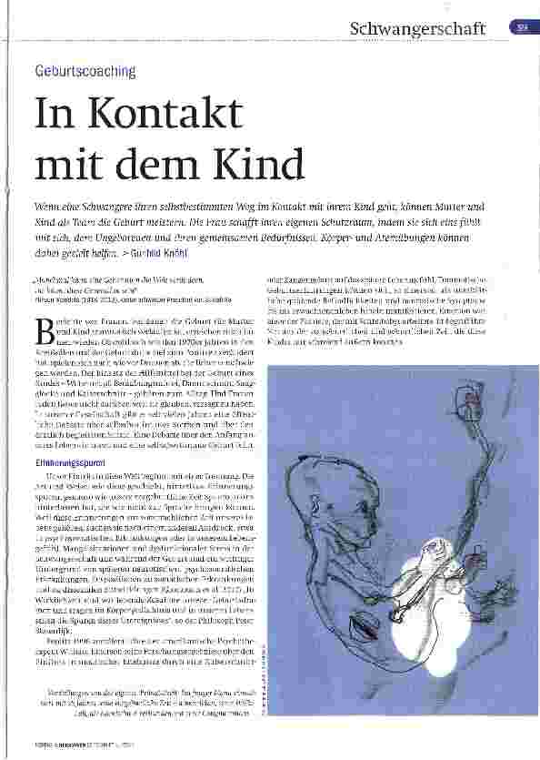 Vorschauseite 1: In Kontakt mit dem Kind